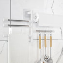 Axyaa Stainless Steel Wall Shelf & Towel Rack Bathroom Kitchen Organizers Storage Shelf