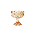 Axyaa 276ml Rhomboid Crystal Glass Cup for Desserts, Ice Cream, Milkshakes
