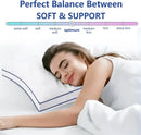 Axyaa Luxe Down & Feather Neck Pillow for Stomach & Side Sleepers - Multi Size