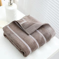 Axyaa Luxury Soft Embroidered Beach Towel - Super Absorbent and Quick Dry