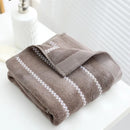 Axyaa Luxury Soft Embroidered Beach Towel - Super Absorbent and Quick Dry