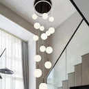Axyaa Modern Stair Chandelier Pendant Lights Indoor Lighting Home Ceiling Lamp