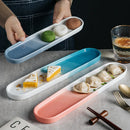 Axyaa Ceramic Dinner Tray for Sushi Restaurant and Pastries