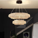 Axyaa Luxury Crystal Chandelier Pendant Light for Living Room Dining Room Ceiling