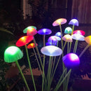 Solar Jellyfish Lamp Outdoor Waterproof Garden Landscape Axyaa Mushroom Lawn Light