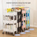 Axyaa Floor-to-Ceiling Multi-layer Service Cart for Kitchen Storage