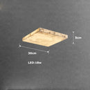Axyaa Marble Series LED Ceiling Chandelier for Living Room & Bedroom