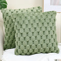 Axyaa Red Solid Cushion Cover Soft Pillowcase for Home Decor Sofa Bedroom