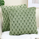 Axyaa Red Solid Cushion Cover Soft Pillowcase for Home Decor Sofa Bedroom