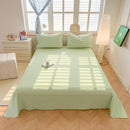 Axyaa Solid Color Lattice Yarn-Dyed Sheets - Soft and Skin-Friendly