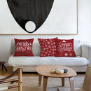 Axyaa Christmas Couch Pillows 45x45 Modern Xmas Home Decor Sofa Cushions