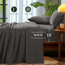 Axyaa 800TC Egyptian Cotton Sheets: Twin King Full Queen Bed Sheet Set 4/6pcs
