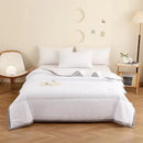 Axyaa Blue Washed Cotton Summer Quilt for Comfortable Skin-Friendly Bedroom