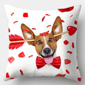 Axyaa Dog Cushion Cover 45x45cm Polyester Decorative Pillow Case Home Decor