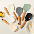 Silicone Rice Spoon, Heat-resistant Non-stick Kitchen Tool by Axyaa
