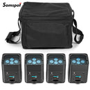 Axyaa 4PCS 6*18W RGBWA+UV Par Light Set with Remote Control - Stage Lights For Concert Party