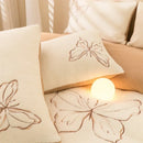 Axyaa Warm Fleece Embroidery 4-Piece Set | Cozy Contrast Colors | Skin-friendly & Thick