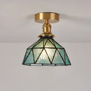 Axyaa Glass Pendant Ceiling Lamp for Kitchen Bedroom LED Lights Fixtures E27
