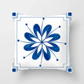 Axyaa Blue Mandala Pattern Pillow Case 45*45cm