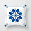Axyaa Blue Mandala Pattern Pillow Case 45*45cm