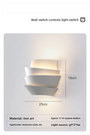 Axyaa Modern Nordic Pinecone LED Wall Lamp for Bedroom & Living Room