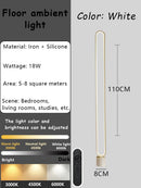 Axyaa LED Floor Lamp - Remote & Voice Control, Modern Design for Living Room