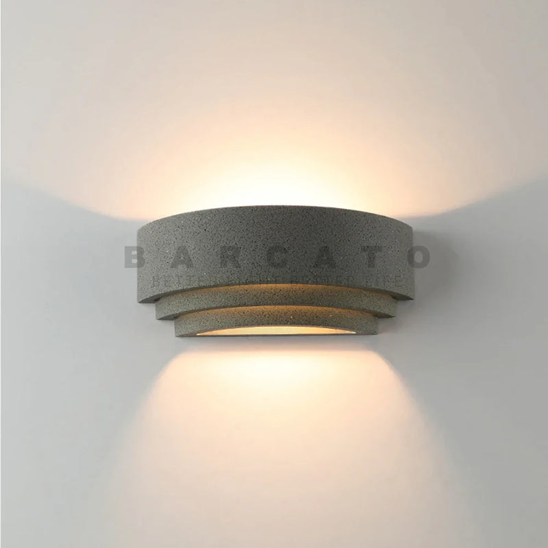 Axyaa Waterproof LED Wall Lamp Modern 110V 220V Garden Street Light Moon Background