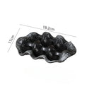 Axyaa Ceramic Egg Tray with Grid Dipping Material & Aesthetic Design