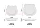 Axyaa Ceramic Premium Meal Plate for Breakfast, Western Desserts, and Afternoon Tea