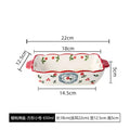 Axyaa Ceramic Oval Baking Dish Pan with Handle - Kitchen Roasting Lasagna and Cheese Pan