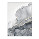 Pink Marble Abstract Canvas Painting Wall Art Print Home Decor by Axyaa