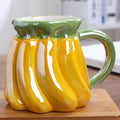 Axyaa Ceramic Fruit Coffee Cup Kids Breakfast Milk Mug Birthday Gift