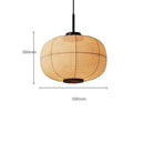 Axyaa Vintage Fabric Lantern Pendant Lights for Home Dining Room