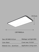 Axyaa Ultra Slim LED Ceiling Light for Modern Minimalist Home Decor