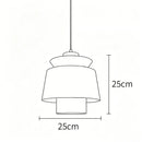 Axyaa Wrought Iron Pendant Light Chandelier - Modern Silver Industrial Style