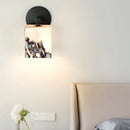 Axyaa Vintage LED Wall Light Iron Marble Bathroom Mirror Stair Reading Lamps