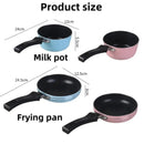 Axyaa Non-stick Kitchen Cookware Set: Pan, Pot, Egg Pan - Multi-functional and Efficient