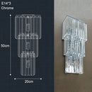 Axyaa Crystal Wall Lamp - LED Lighting for Luxurious Spaces