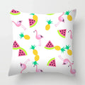 Axyaa Tropical Fruits Cushion Cover Watermelon Pineapple Decorative Pillow Case