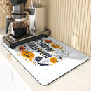 Axyaa Halloween Head Ghost Draining Mat
