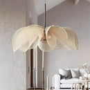 Axyaa Wabi Sabi LED Pendant Lamp: French Fabric Nordic Design for Home and Hotel