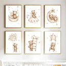 Nursery Wall Art Canvas Painting for Kids Room Decor by Axyaa
