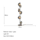 Axyaa Minimalist LED Floor Lamp for Living Room Hotel Bedroom Bedside Standing Lights