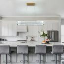 Axyaa Modern Crystal Ceiling Chandeliers, Changeable Lighting Fixture for Living Room, Bedroom, Restaurant or Home Décor
