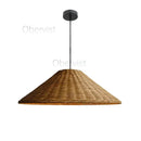 Axyaa Rattan Pendant Lights: Hand Knitted Wicker Ceiling Lamps