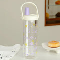 Axyaa Bubble Milk Tea Cup: Large Capacity, Leak Proof, Portable Straw Lid Bottle