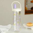 Axyaa Bubble Milk Tea Cup: Large Capacity, Leak Proof, Portable Straw Lid Bottle