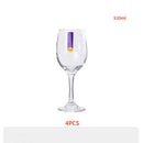 Axyaa 320ml Crystal Red Wine Glass Set for Family Party Home Champagne Glass