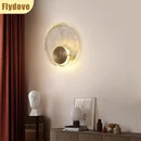 Axyaa Copper Crystal Wall Lamp for Bedroom and Living Room
