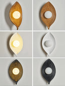 Leaf Resin Wall Sconces LED Lighting for Home Decor by Axya